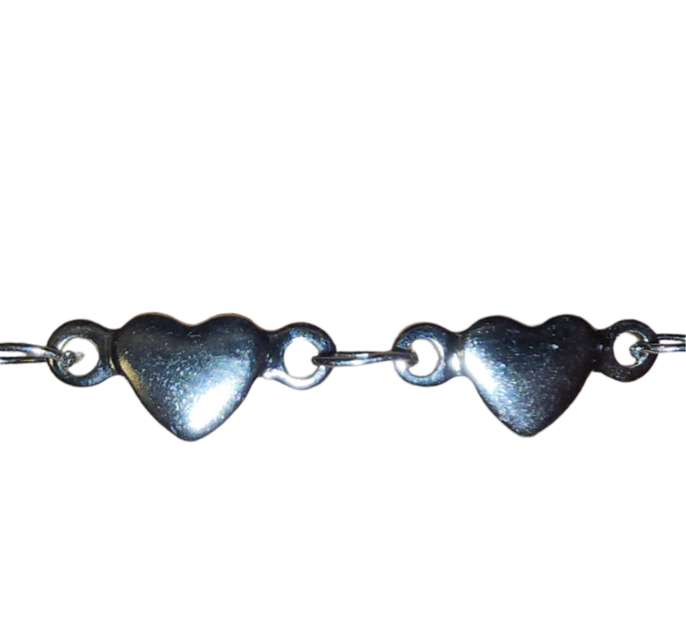 Puffed Heart Anklet