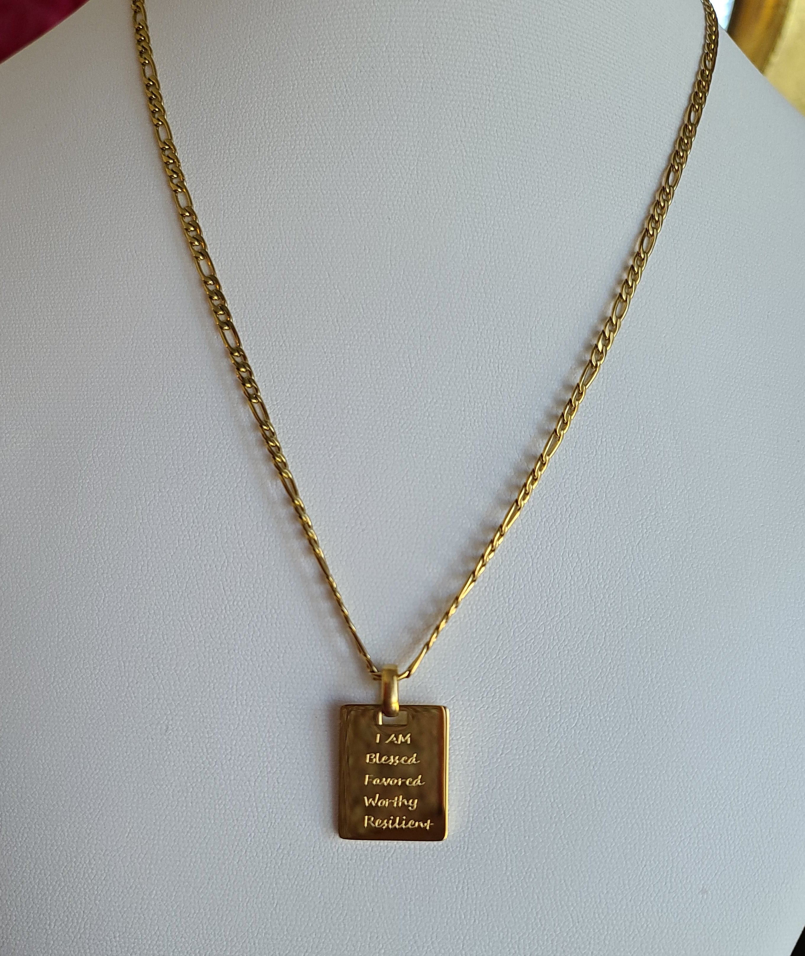 "I AM" Affirmation Single Necklace