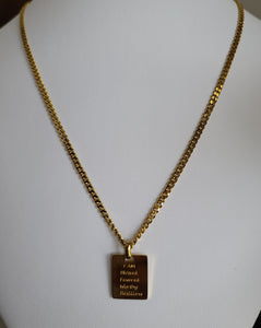 "I AM" Affirmation Single Necklace